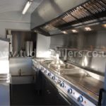 the towable hut is perfect for catering